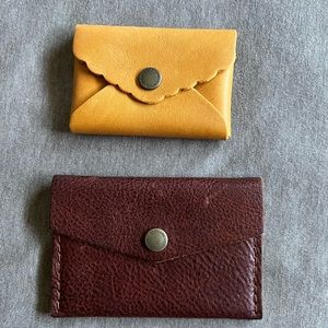Portland Leather almost perfect card wallets